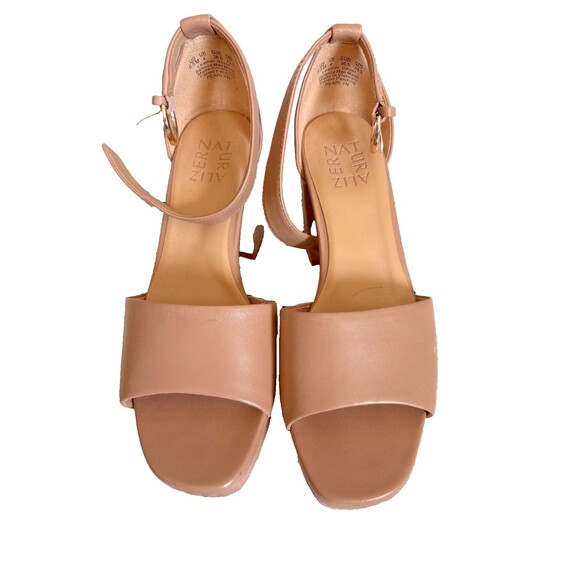 Naturalizer 6.5 Pearlyn Platform Sandal Leather Taupe - Picture 3 of 7